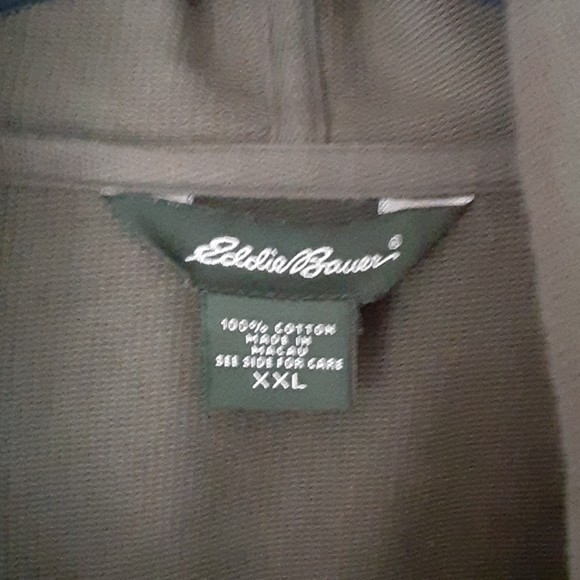 Eddie Bauer Olive Green Hooded Jacket - Picture 2 of 7